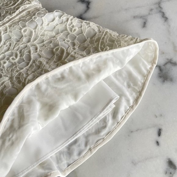 Rebecca Taylor Cream Lace Skirt - Picture 8 of 15